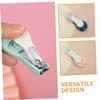 GARIOUANS 3Pcs Nail Clippers Safe Nail Care Kit Compact Lightweight for Prevents Scratching Dirt Accumulation view 2