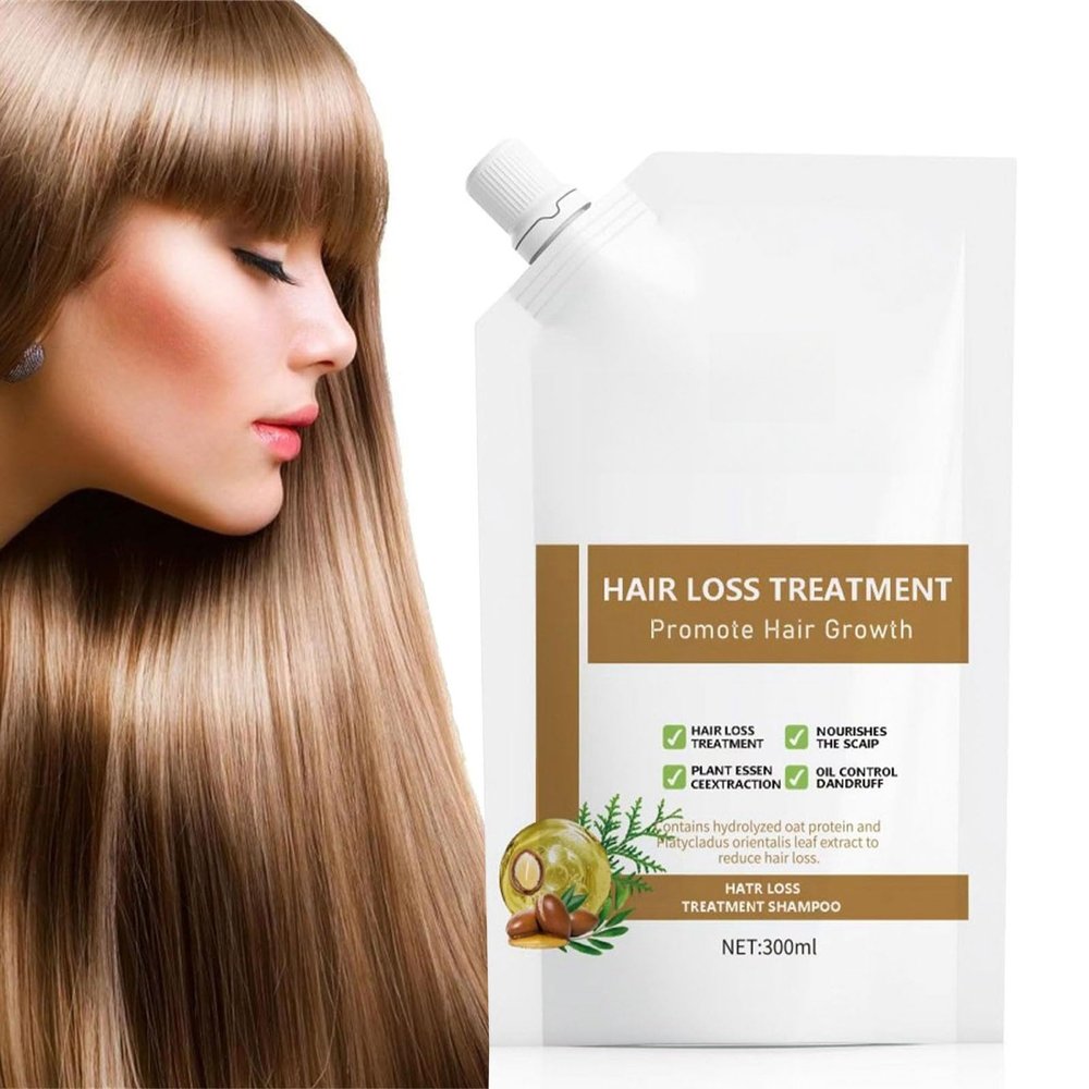 Anti Hair Fall Shampoo, Anti-hair Loss Shampoo Natural Herbal Essence-for Men & Women, Champu para la cada del cabello y crecimiento