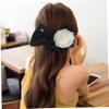 Beaupretty Large Flower Hair Bun Maker Clips 2pcs Hair Accessories for Easy Bun Styling view 4