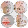 Beatifufu Hair Drying Towel with Bathing Hat and Hair Band Quick Drying Shower Cap for Women Lightweight Super Absorbent for Home and Travel Use view 3