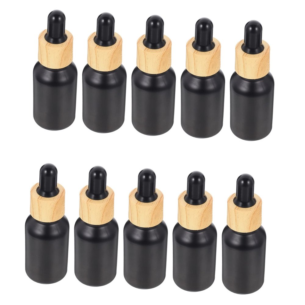 DEARMAMY 10Pcs Multi Function Essential Oil Bottles with Droppers Convenient Bottles for Face Care and Travel Leak Reusable