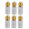 OUNONA 6Pcs Refillable Glass Bottles Essential Oil Roll Vials for Travel Design Leak and Portable for Daily Use view 1