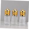 OUNONA 6Pcs Refillable Glass Bottles Essential Oil Roll Vials for Travel Design Leak and Portable for Daily Use view 3