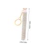 Beaupretty Diamond Eyelash Brush Set 10 Disposable Eyelash Wands Crystal Handle for Mascara Application Professional Eye Makeup Tools view 2