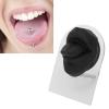Tongue Piercing Practice Kit | 3D Silicone Mouth Model for Realistic Training | Lip/Tongue Nail Display Tool | Healthcare Simulation Set with Stand & Accessories view 4