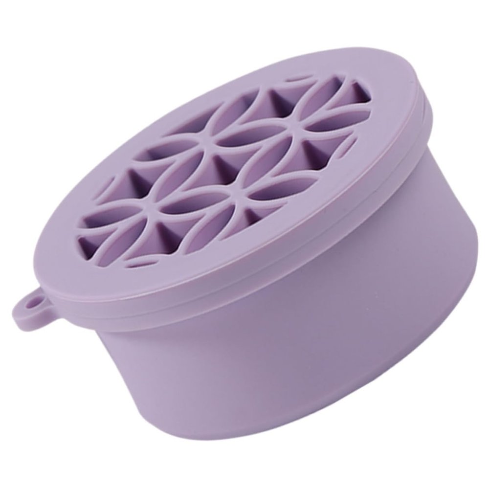 LIFKOME Folding Silicone Makeup Brush Cleaner Bowl 1 Piece Compact Easy Drying Tool for Beauty Enthusiasts for Brush Washing and Storage