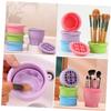LIFKOME Folding Silicone Makeup Brush Cleaner Bowl 1 Piece Compact Easy Drying Tool for Beauty Enthusiasts for Brush Washing and Storage view 3