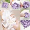 2-in-1 Washable Loofah Washcloth for Bar Soap, Soft Exfoliating Bath Sponge with Soap Pocket, Cleansing and Smooth Skin, Reusable Shower Gloves for Women Men (2-Pack) (A) view 2