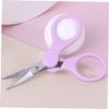OATIPHO Stainless Steel Eyebrow Scissors for Trimming 4-inch Small Brow and Eyelash Shears Rounded Tips for Safe Grooming for Eyebrow and Facial Hair Precision view 4