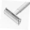 DEARMAMY Stainless Steel Double-Sided Beard Razor Shaving Cutter for Men Old Style Manual Shaver Long Handle for Comfortable Use view 3