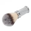 Effective Beard Brush | Soft Synthetic Fibers for Rich Foam & Quick Dry | Men Shaving Brush for Home/Salon/Travel | Zinc Alloy Handle view 2
