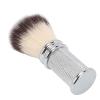 Effective Beard Brush | Soft Synthetic Fibers for Rich Foam & Quick Dry | Men Shaving Brush for Home/Salon/Travel | Zinc Alloy Handle view 4