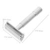 DECORNIJIA Stainless Steel Double Edge Safety Razor Set for Men Manual Shaving Razor Replaceable Blades Closed Comb Design for Smooth Shaving Experience view 2