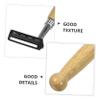 HEATSHAKING 4Pcs Handle Safety Razor Manual Stainless Steel Blades for Smooth Shaving Body Hair Shaver for Home and Travel Use view 3