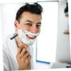 ERINGOGO Bamboo Handle Razor Set of 4 Stainless Steel Shaving Blades for Men Comfortable Grip Beard Trimmers for Sustainable Grooming view 4