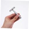 EPIGEIST 1Set Manual Shaving Razor Long Handle Beard Shaver with Butterfly Open Design Double Edge Safety Razor for Men Smooth Shave with Less Skin Irritation for Beard view 4