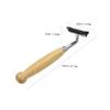 FRCOLOR Bamboo Handle Shaving Razor Set 4-Piece Stainless Steel Manual Shaver for Sensitive Skin Sustainable Hair Clipper for Men view 2