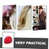 Beaupretty Mannequin Head for Hair Practice Plastic Half Head Model for Cosmetology Training Crochet Braided Wigs Display for Female and Male Users view 3