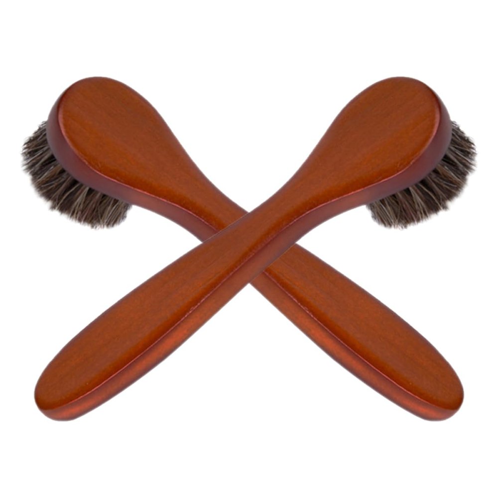 Beaupretty 2pcs Soft Face Brush Gentle Skin Care Exfoliating Shoe and Hat Polish Ergonomic Design for Home and Travel