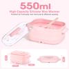 Waxing Kit, Silicone Wax Warmer with 4 Packs Hard Wax Beads, Protable Hot Wax Machine Pot for Full Body, Face, Eyebrows, Legs, Bikini, At Home Hair Removal Kit with 15 Accessories for Women Men, Pink view 4