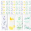 Moist Cotton Towel Bulk Moist Towelettes Individually Wrapped,White Towel Services,Refreshment Pre Moistened Towels for Dentist Travel Sport Party Hotel 100Lavender,Green tea, Lemon and Cucumber view 1