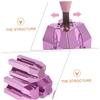 WRITWAA 2Pcs Rose Pink Eyebrow Pencil Sharpener Set Dual Sharpener for Eyeliner Lip Pencil Portable Makeup Tool for Women view 2
