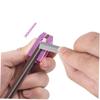 WRITWAA 2Pcs Rose Pink Eyebrow Pencil Sharpener Set Dual Sharpener for Eyeliner Lip Pencil Portable Makeup Tool for Women view 4