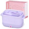 Silicone Wax Pot Warmer for Hair Removal, Foldable Hot Wax Melt Heater Machine for Hard and Soft Wax Beads, 18.6oz Electric Waxing Kit Silicone Bowl for Body Facial - Fast Heating, Easy to Clean view 1