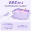 Silicone Wax Pot Warmer for Hair Removal, Foldable Hot Wax Melt Heater Machine for Hard and Soft Wax Beads, 18.6oz Electric Waxing Kit Silicone Bowl for Body Facial - Fast Heating, Easy to Clean view 3