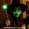 MEICOLY Complete Green Witch Makeup Kit,Wicked Costume Halloween SFX Frankenstein Makeup Set,Elphaba Green Face Paint for Character Cosplay Stage Performance Theater,Setting Powder,Yellow Face Paint view 3