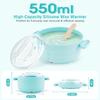 Waxing Kit, Foldable Wax Warmer with 4 Packs Hard Wax Beads, Silicone Wax Pot Machine for Full Body, Face, Eyebrows, Legs, Bikini, At Home Hair Removal Kit with 15 Accessories for Women Men, Green view 4