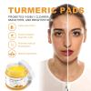 Kojic Acid And Turmeric Cleansing Pads for All Skin Types,Turmeric Face Scrub Pads for Face And Body Remove Excess Keratin And Firming Skin (55 Pcs) view 2