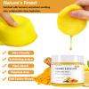 Kojic Acid And Turmeric Cleansing Pads for All Skin Types,Turmeric Face Scrub Pads for Face And Body Remove Excess Keratin And Firming Skin (55 Pcs) view 3