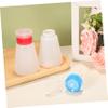 2 Pack Liquid Bottle Pump Dispensers, 180ml Plastic Refillable Containers view 4