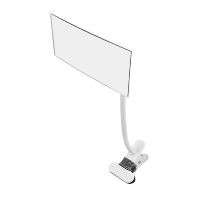 OSOLADY High Definition Desktop Makeup Mirror Peeping Design Adjustable Angles for Office Personal Use Stable Tabletop Mirror for Tasks