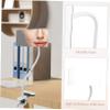 OSOLADY High Definition Desktop Makeup Mirror Peeping Design Adjustable Angles for Office Personal Use Stable Tabletop Mirror for Tasks view 3