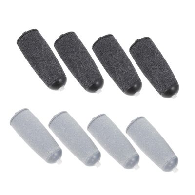 HEALEEP 8Pcs Replacement Roller Heads for Electric Foot File Premium Pedicure Accessories for Easy Removal and Efficient Foot Care Compatible with Foot Razors