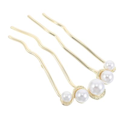 Beaupretty Metal Fork Hair Pins Prong U Shape Sticks for Women Vintage Hair Styling Tool Secure Bun Maker Lightweight Portable Updo Accessories for All Occasions