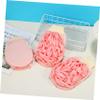 GANAZONO 3-Piece Exfoliating Mitt Set Double-Sided Body Scrubber in Pink Dead Skin Remover for Soft Skin for Shower Use view 3