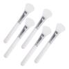 PACKOVE 5Pcs Silicone Face Mask Brush Applicator Transparent Handle Lightweight Easy to Clean for Mud Masks Skincare for Daily Professional Use view 1
