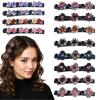 12PCS Sparkling Crystal Stone Braided Hair Clips for Women and Girls, Braided Hair Clip Rhinestone Four-Leaf Duckbill Clips for Styling Decorative Rhinestone Hairstyle Accessories view 1