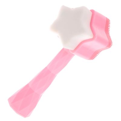 Beaupretty Manual Facial Brush Lightweight and Portable Face Massage Brush for Women Safe Material Dual Sided Design for Home and Travel Use for Cleansing Skin and More