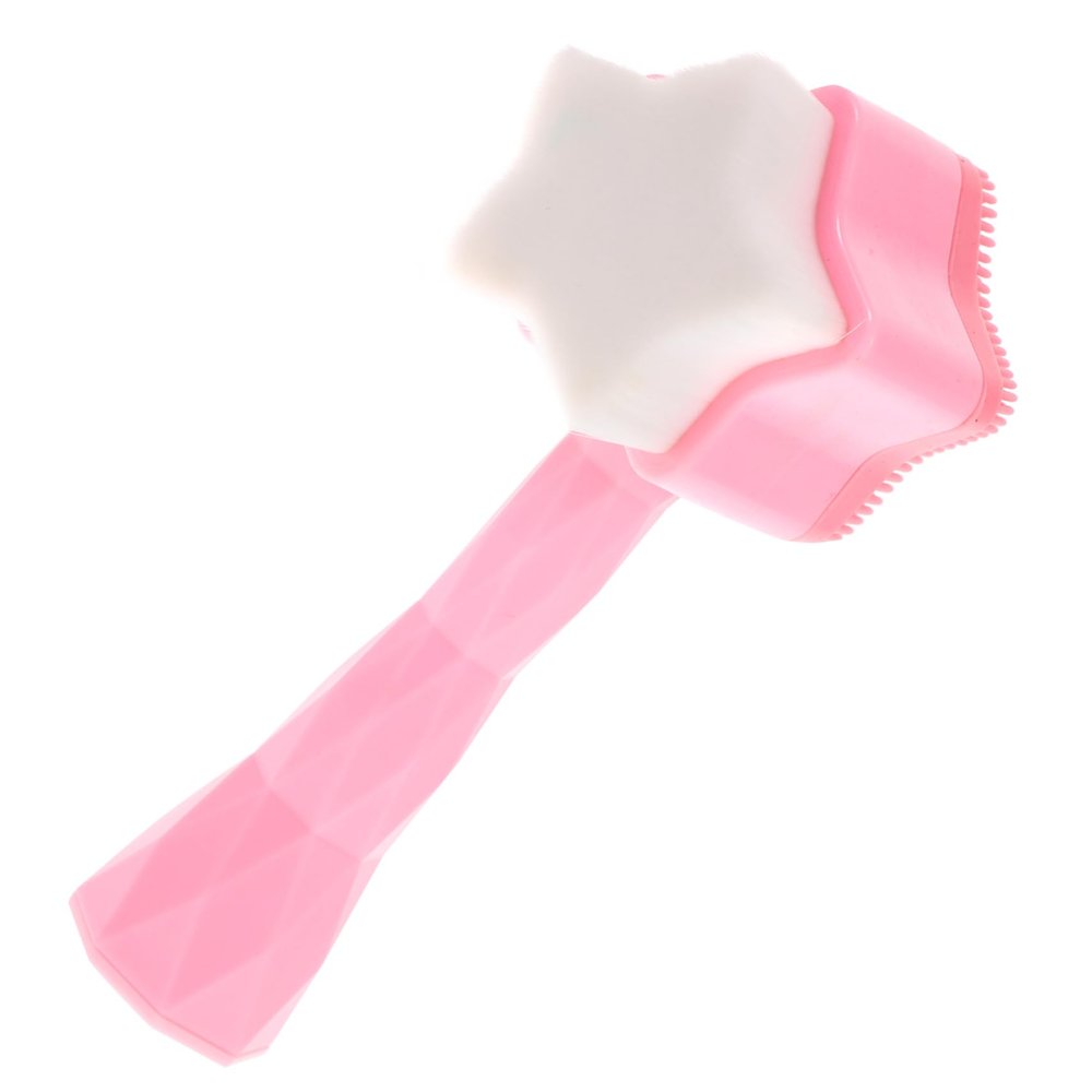 Beaupretty Manual Facial Brush Lightweight and Portable Face Massage Brush for Women Safe Material Dual Sided Design for Home and Travel Use for Cleansing Skin and More
