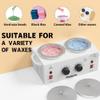 Double Wax Warmer Professional for Hair Removal, Large Wax Pot Electric Waxing Heater for Spa and Salon Equipment. view 2