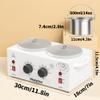 Double Wax Warmer Professional for Hair Removal, Large Wax Pot Electric Waxing Heater for Spa and Salon Equipment. view 3