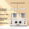 Double Wax Warmer Professional for Hair Removal, Large Wax Pot Electric Waxing Heater for Spa and Salon Equipment. view 4