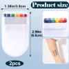 VARMDUKKE 2pcs Rainbow Face Body Paint Sticks, Water-Based Gay Pride Flag Face Paint Sticks, Reusable Festival Makeup Facial Marker Painting Tools for Women, Men view 2