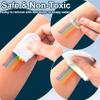 VARMDUKKE 2pcs Rainbow Face Body Paint Sticks, Water-Based Gay Pride Flag Face Paint Sticks, Reusable Festival Makeup Facial Marker Painting Tools for Women, Men view 3