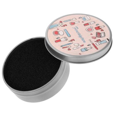 Beaupretty Makeup Brush Cleaning Box Set 4 Sponges Portable Cosmetics Brush Cleaner Rinsing Box for Women Dry Cleaning Tool for Makeup Supplies