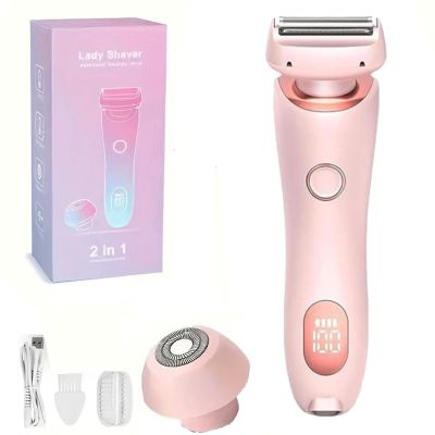 Electric Razorle Smooth Shave Pro for Women, Dusk Glide Pro 3.0 Shaver,2 in 1 Wet & Dry Waterproof Razor, Cordless Painless Body Hair Remover for Armpit Bikini Legs Arm Face Private Area (A)
